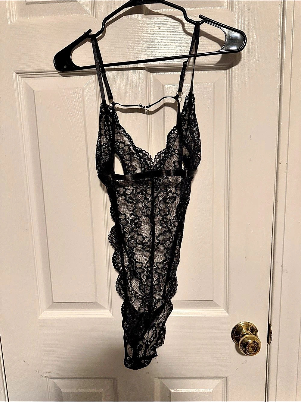 Black Lace Bodysuit Like New